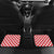 Custom Croatia National Heritage Car Mats Red and White Checkerboard Design - Wonder Print Shop