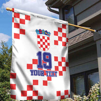 Custom Croatia National Heritage Garden Flag Red and White Checkerboard Design - Wonder Print Shop