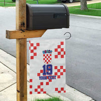 Custom Croatia National Heritage Garden Flag Red and White Checkerboard Design - Wonder Print Shop