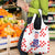 Custom Croatia National Heritage Grocery Bag Red and White Checkerboard Design - Wonder Print Shop