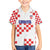 Custom Croatia National Heritage Kid Hawaiian Shirt Red and White Checkerboard Design - Wonder Print Shop