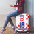 Custom Croatia National Heritage Luggage Cover Red and White Checkerboard Design - Wonder Print Shop