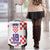 Custom Croatia National Heritage Luggage Cover Red and White Checkerboard Design - Wonder Print Shop