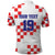 Custom Croatia National Heritage Polo Shirt Red and White Checkerboard Design - Wonder Print Shop