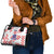 Custom Croatia National Heritage Shoulder Handbag Red and White Checkerboard Design - Wonder Print Shop