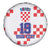 Custom Croatia National Heritage Spare Tire Cover Red and White Checkerboard Design - Wonder Print Shop