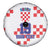 Custom Croatia National Heritage Spare Tire Cover Red and White Checkerboard Design - Wonder Print Shop