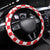 Croatia National Heritage Steering Wheel Cover Red and White Checkerboard Design - Wonder Print Shop