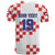 Custom Croatia National Heritage T Shirt Red and White Checkerboard Design - Wonder Print Shop