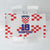 Custom Croatia National Heritage Tablecloth Red and White Checkerboard Design - Wonder Print Shop