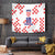 Custom Croatia National Heritage Tapestry Red and White Checkerboard Design - Wonder Print Shop