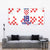 Custom Croatia National Heritage Tapestry Red and White Checkerboard Design - Wonder Print Shop
