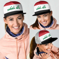 Iraq Mesh Trucker Cap National Flag Colors - Wonder Print Shop