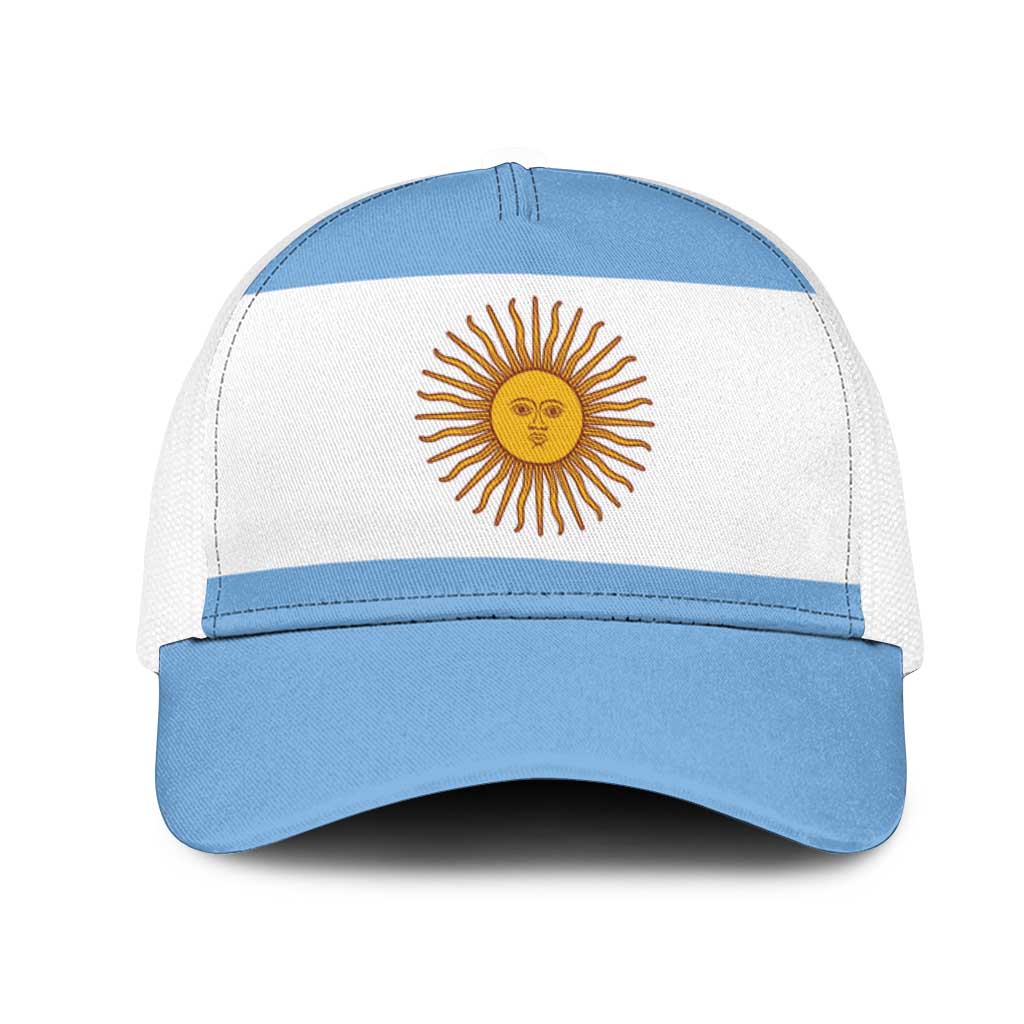 Argentina Mesh Trucker Cap National Flag Colors - Wonder Print Shop