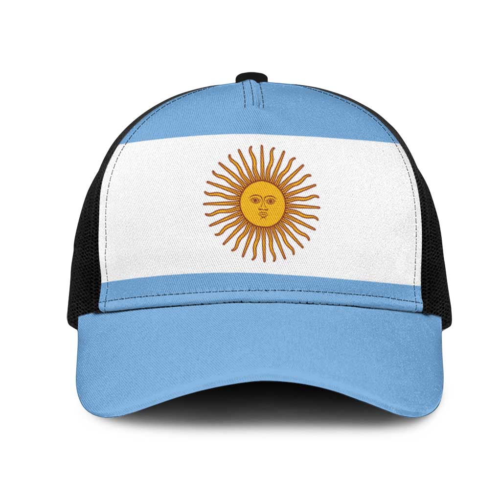 Argentina Mesh Trucker Cap National Flag Colors - Wonder Print Shop