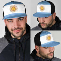 Argentina Mesh Trucker Cap National Flag Colors - Wonder Print Shop