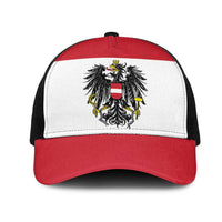 Austria Mesh Trucker Cap National Flag Colors - Wonder Print Shop