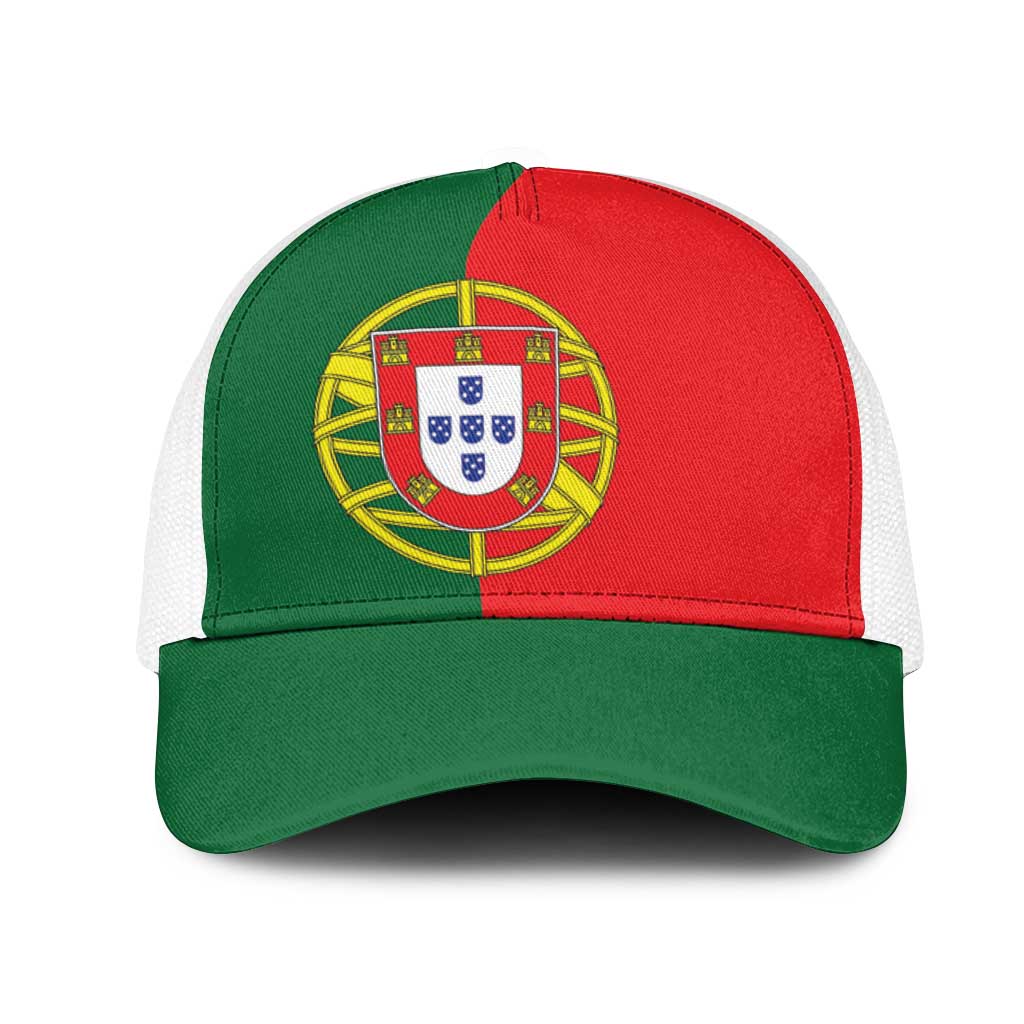 Portugal Mesh Trucker Cap National Flag Colors - Wonder Print Shop