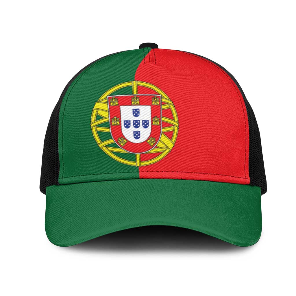 Portugal Mesh Trucker Cap National Flag Colors - Wonder Print Shop
