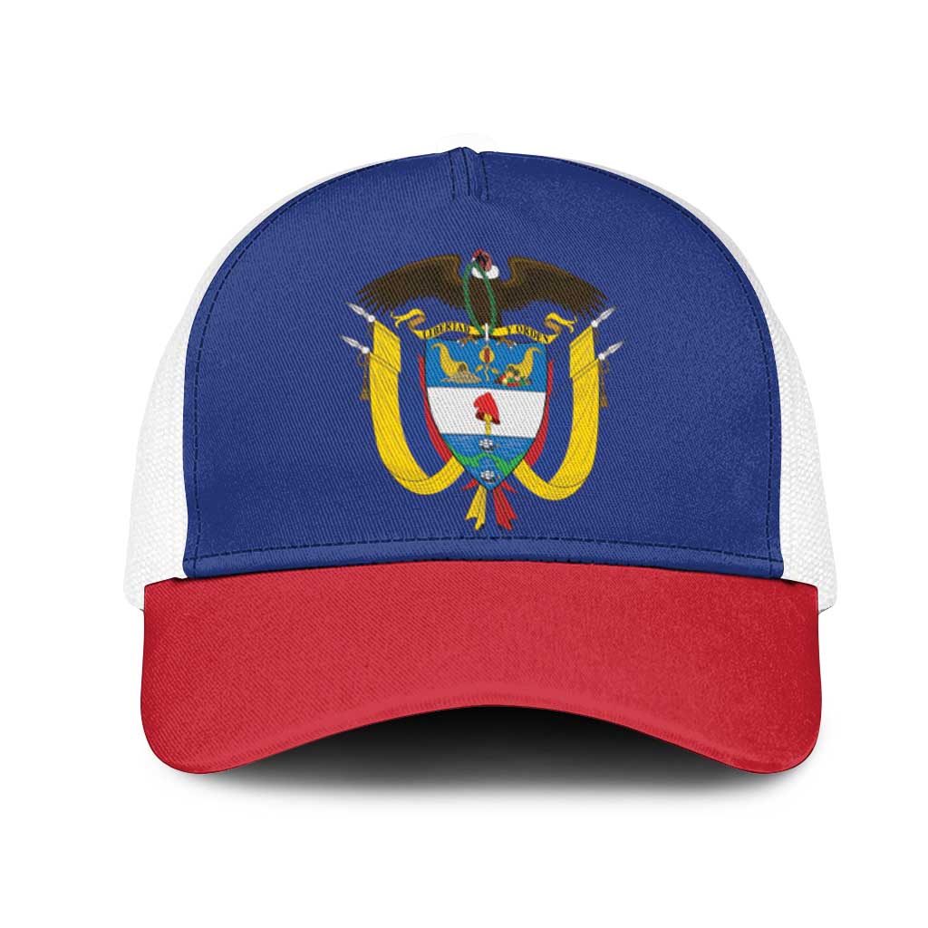 Colombia Mesh Trucker Cap National Flag Colors - Wonder Print Shop
