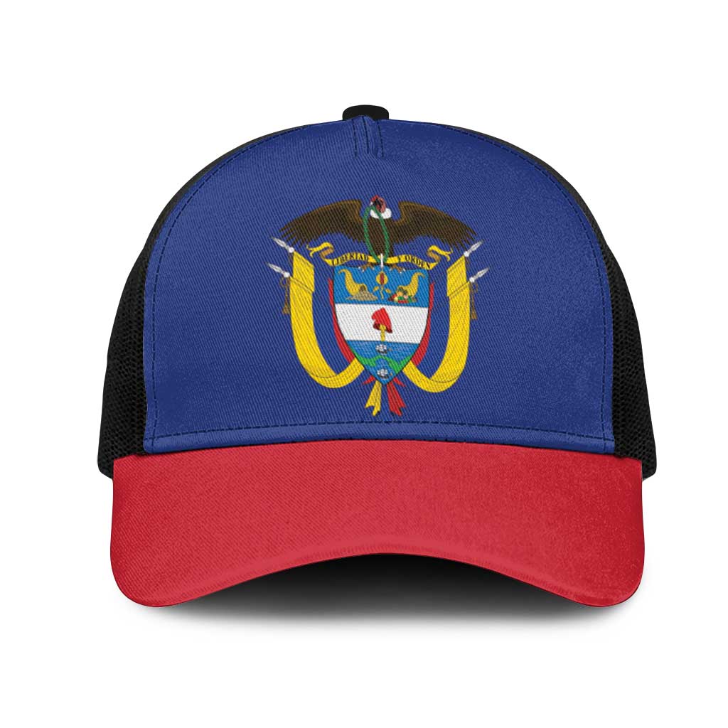 Colombia Mesh Trucker Cap National Flag Colors - Wonder Print Shop
