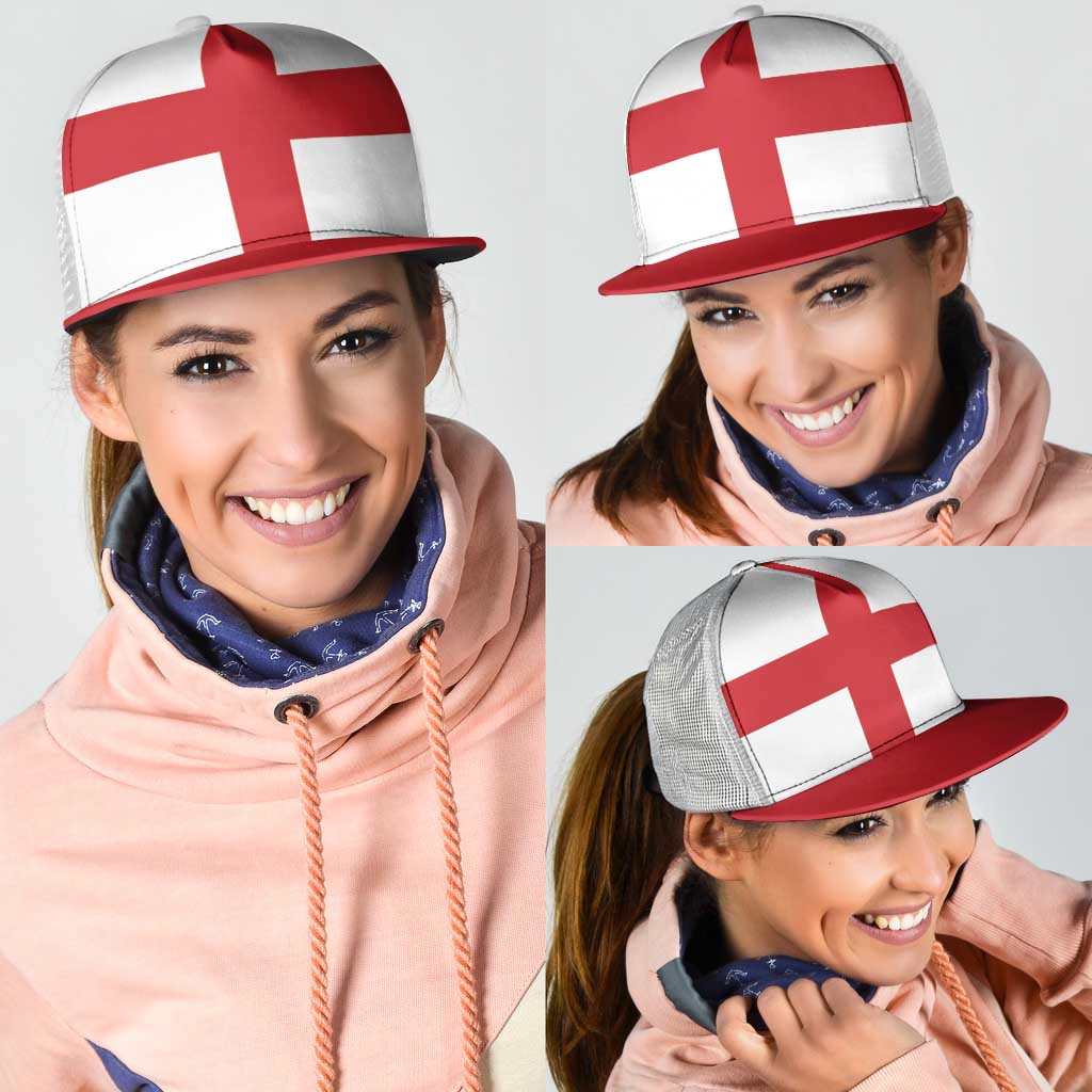 England Mesh Trucker Cap National Flag Colors - Wonder Print Shop
