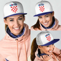 Croatia Mesh Trucker Cap National Flag Colors - Wonder Print Shop