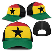 Ghana Baseball Net Cap National Flag Colors - Wonder Print Shop