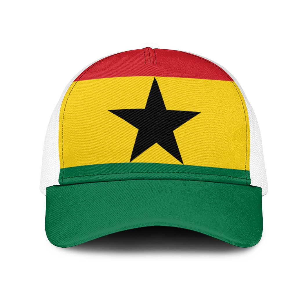 Ghana Mesh Trucker Cap National Flag Colors - Wonder Print Shop