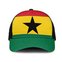 Ghana Mesh Trucker Cap National Flag Colors - Wonder Print Shop