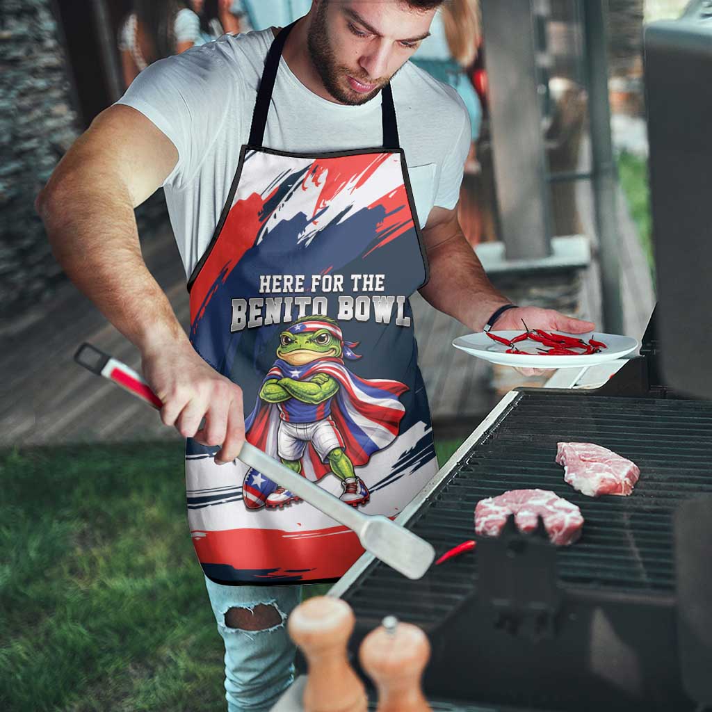 Benito Bowl Puerto Rican Football Apron Coquí Frog Puerto Rican