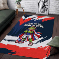 Benito Bowl Puerto Rican Football Area Rug Coquí Frog Puerto Rican