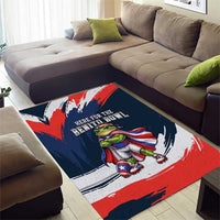 Benito Bowl Puerto Rican Football Area Rug Coquí Frog Puerto Rican