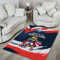 Benito Bowl Puerto Rican Football Area Rug Coquí Frog Puerto Rican