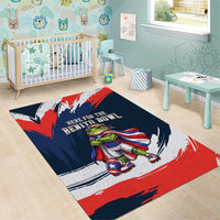 Benito Bowl Puerto Rican Football Area Rug Coquí Frog Puerto Rican