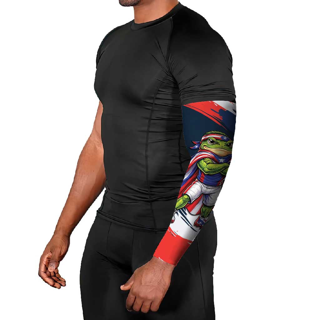 Benito Bowl Puerto Rican Football Arm Sleeves Coquí Frog Puerto Rican