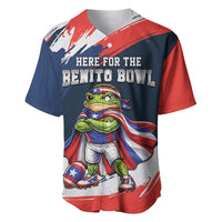 Benito Bowl Puerto Rican Football Baseball Jersey Coquí Frog Puerto Rican