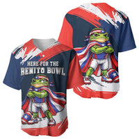 Benito Bowl Puerto Rican Football Baseball Jersey Coquí Frog Puerto Rican