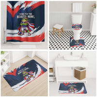 Benito Bowl Puerto Rican Football Bathroom Set Coquí Frog Puerto Rican