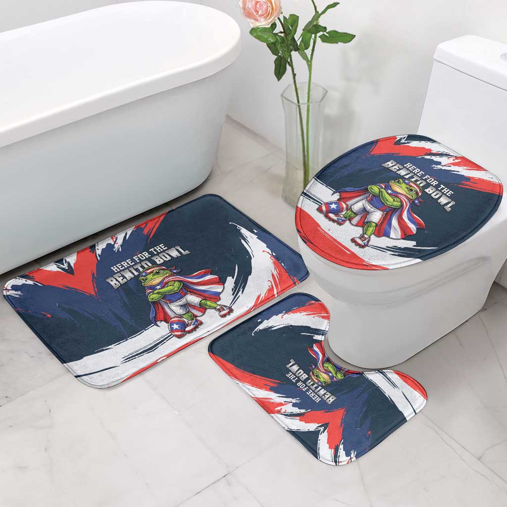 Benito Bowl Puerto Rican Football Bathroom Set Coquí Frog Puerto Rican