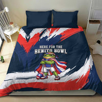 Benito Bowl Puerto Rican Football Bedding Set Coquí Frog Puerto Rican