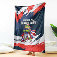 Benito Bowl Puerto Rican Football Blanket Coquí Frog Puerto Rican