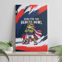 Benito Bowl Puerto Rican Football Canvas Wall Art Coquí Frog Puerto Rican