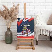 Benito Bowl Puerto Rican Football Canvas Wall Art Coquí Frog Puerto Rican