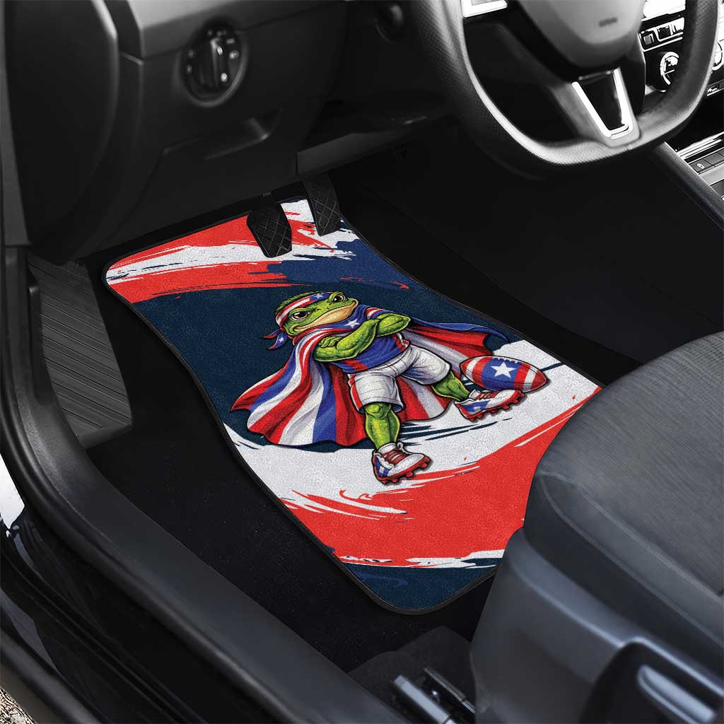 Benito Bowl Puerto Rican Football Car Mats Coquí Frog Puerto Rican