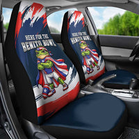 Benito Bowl Puerto Rican Football Car Seat Cover Coquí Frog Puerto Rican