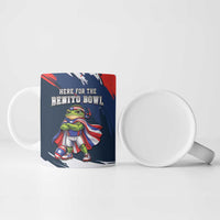 Benito Bowl Puerto Rican Football Ceramic Mug Coquí Frog Puerto Rican