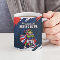 Benito Bowl Puerto Rican Football Ceramic Mug Coquí Frog Puerto Rican