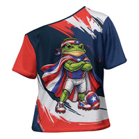 Benito Bowl Puerto Rican Football Cross Shoulder Shirt Coquí Frog Puerto Rican