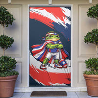 Benito Bowl Puerto Rican Football Door Cover Coquí Frog Puerto Rican